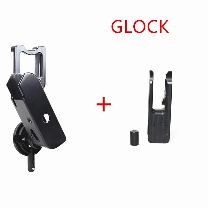 Glock BK Горячая TMC IPSC алюминиевая гоночная кобура и блок вставки для: SV, Glock CZ shadow 2 Черный Красный Синий Охота Вечерние - Цвет: Glock BK