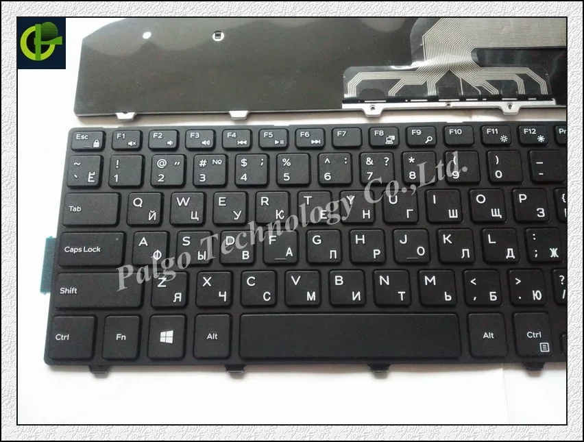 Русская клавиатура для ноутбука Dell Inspiron 17 5758 15-3000 Vostro 3546 3558 3559 3551 5543 5548 5552 5759 7557 5551 5555 5558 3552 RU