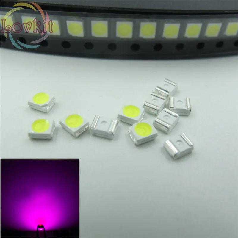 5000 шт./Паг 1210 3528 розовый светодиод SMD светодиоды 3 0 2 в SMD/SMT чип лампа бисер|light beads|smd lightbeads beads |