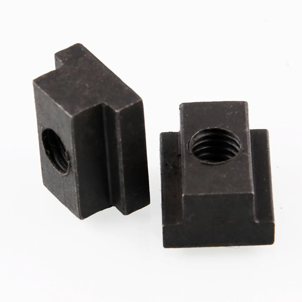 5 шт. Т-образные пазовые гайки с оксидной отделкой высокая твердость 3/8-16 резьб