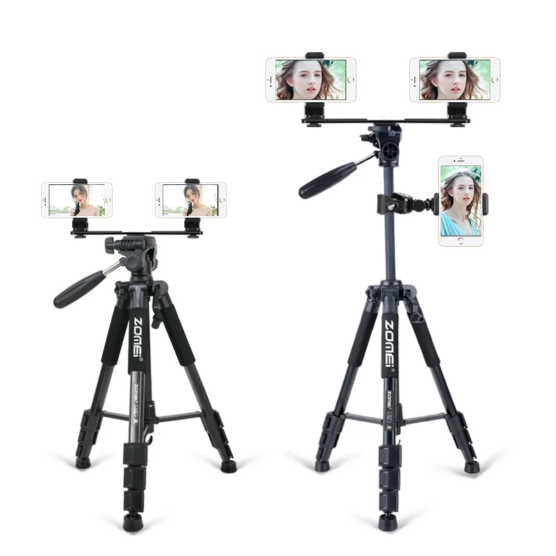 ZOMEI Functional Portable Stable Live Tripods Camera Stand Instafamous Tripode For Smartphone Internet Celebrity Blogebrity | Электроника