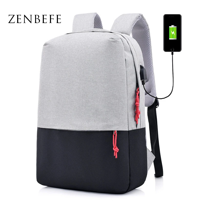ZENBEFE светильник рюкзак для ноутбука с usb портом зарядки 2 шт./компл. школьный