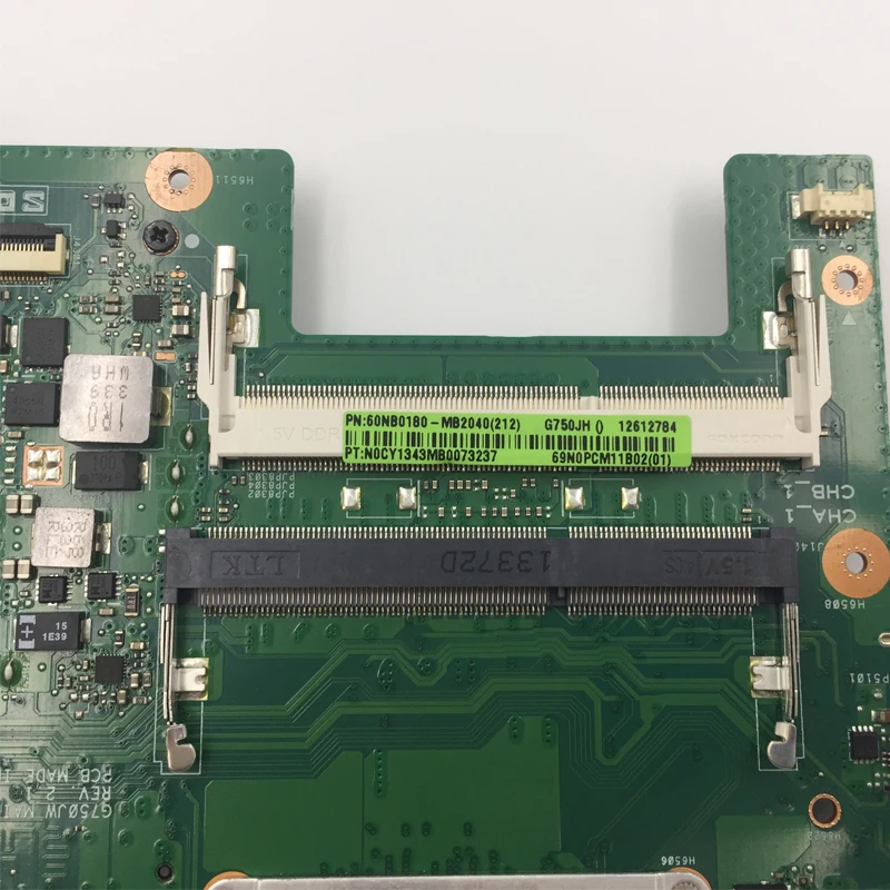 Бесплатная плата + G750JH материнская REV2.1 i7 4700HQ 3D для For Asus G750J G750JX ноутбука