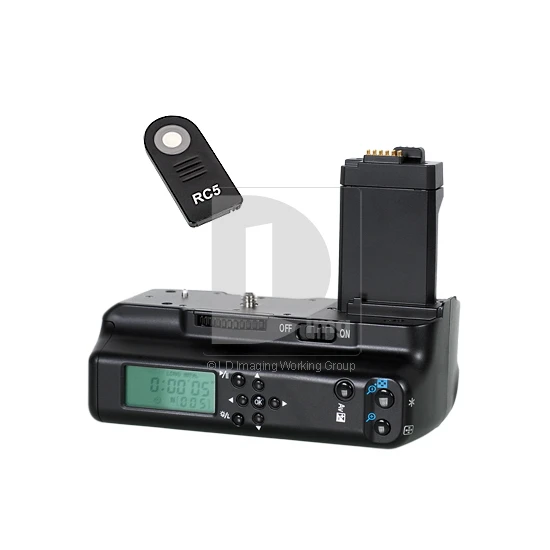 Майке ЖК батарейный блок держатель для Canon EOS Digital Камера Rebel XS XSi T1i 450D 500D 1000D + RC5