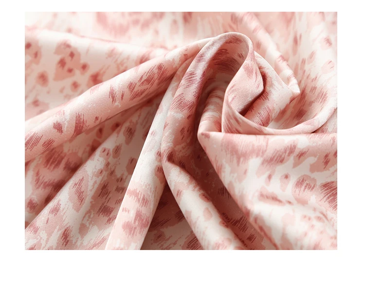 LILYMODA женская пижама Пижама из искусственного шелка сатиновая Пижама леопардовая с длинными рукавами 2 шт. летняя и осенняя домашняя одежда