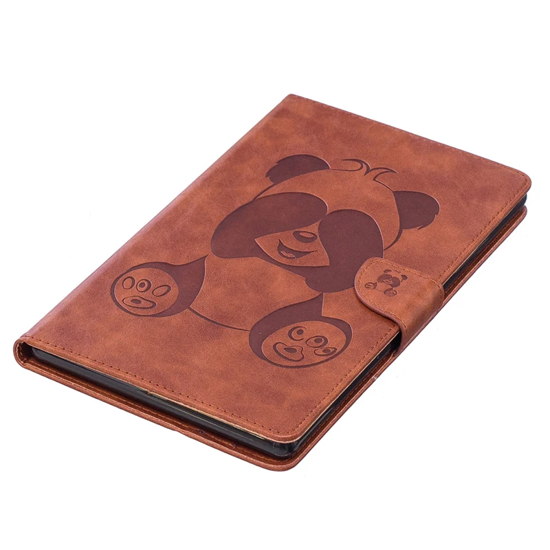 Cut Cartoon Flip Stand Cover For Amazon Kindle Fire HD8 2017 2016 8.0 inch Tablet Case Leather Funda Coque Panda Shell+Film+pen |