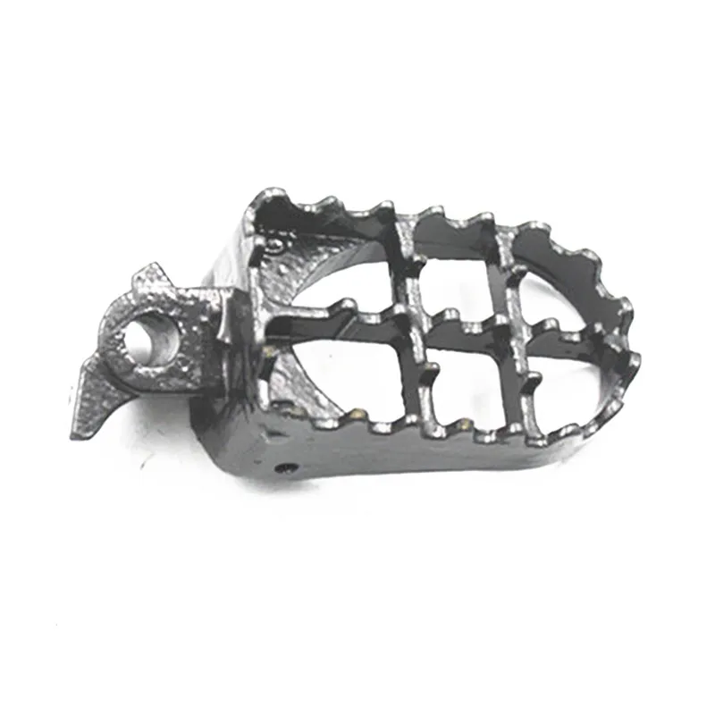 

Motorcycle Gray Steel Foot Pegs For Honda CR125 CR250 1995-1999 CR500 1995-2005