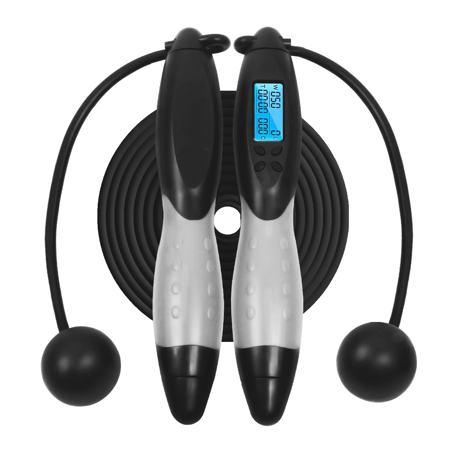 Smart Electronic Counting Skip Rope Calorie Consumption Professional Fitness Equipment Digital Jump Ropes Tools | Спорт и