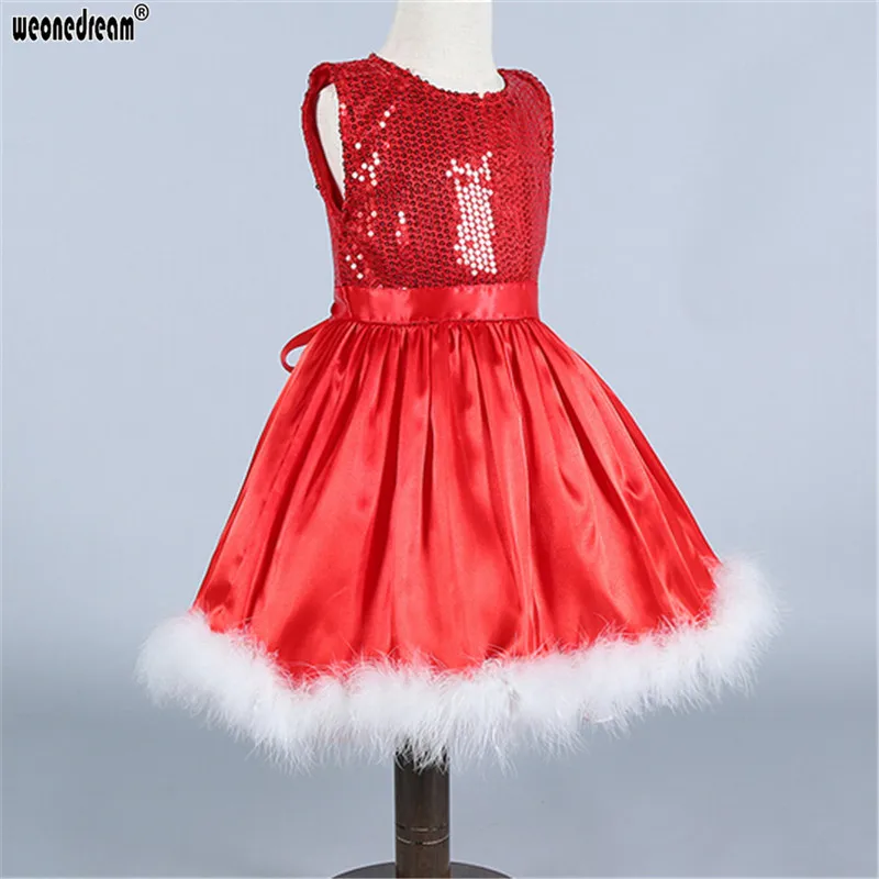 WEONEDREAM Elegant Sequin Flower Girl Dresses Hot Princess Party Infanti Baby Clothes Pageant Kids First Communion | Детская одежда и
