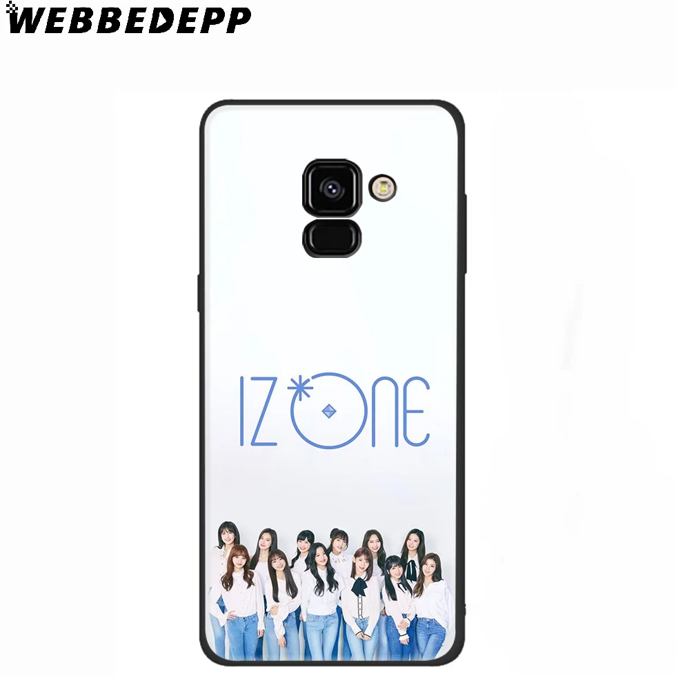 WEBBEDEPP IZONE K Pop Band Silicone Case for Samsung Galaxy A3 A5 A6 A7 A8 A9 A10 A20 A30 A40 A50 A70 M10 M20 M30 |