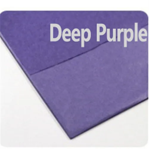 Deep purple 20 листов 50*66 см тканевая бумага цветок одежда рубашка обувь подарочная упаковка крафт бумага рулон домашний декор, винная оберточная бумага s - Цвет: Deep purple