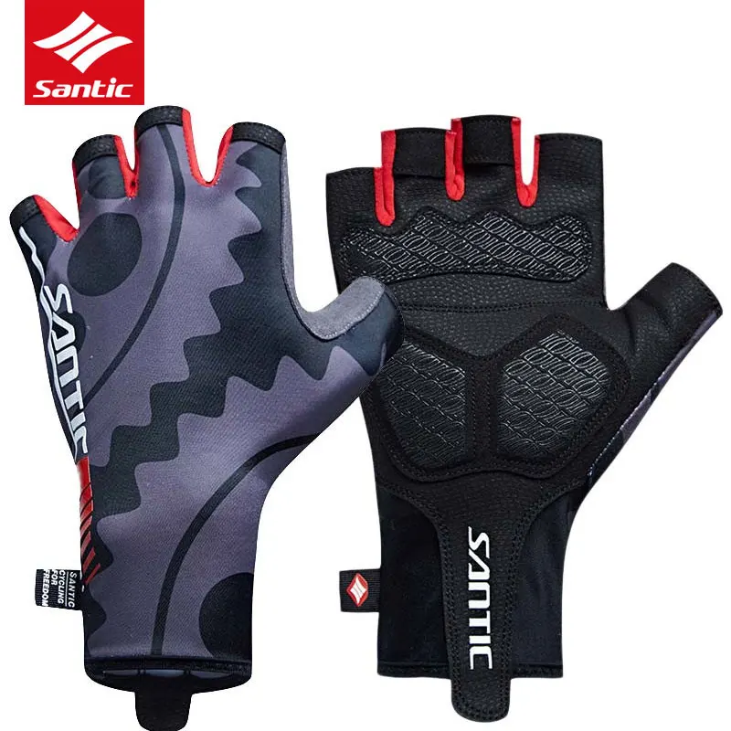Перчатки Santic Мужские дышащие для езды на велосипеде моющиеся митенки с закрытыми