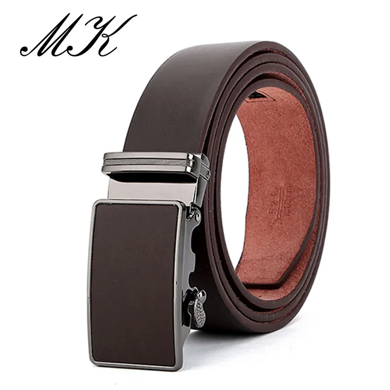 Maikun Men's Belts for Men Belt Vintage Style Genuine Leather Male Belt High Quality Automatic Buckle