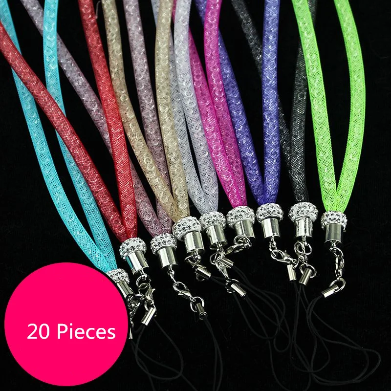 Оптовая продажа 20 шт./лот Стразы мобильный телефон ремень модная обувь с