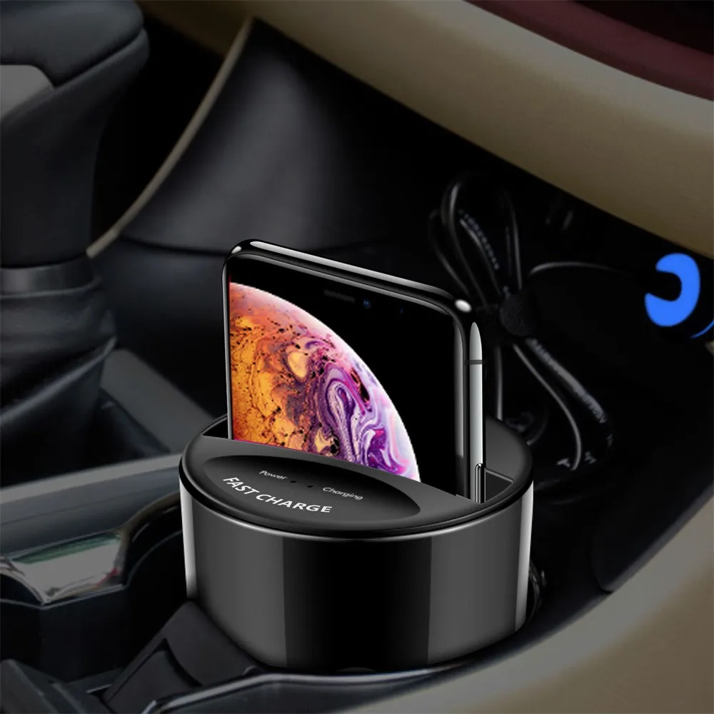Беспроводное зарядное устройство Youbina QI держатель для зарядки USB IPhone 8/X/XS/XR/XS Max
