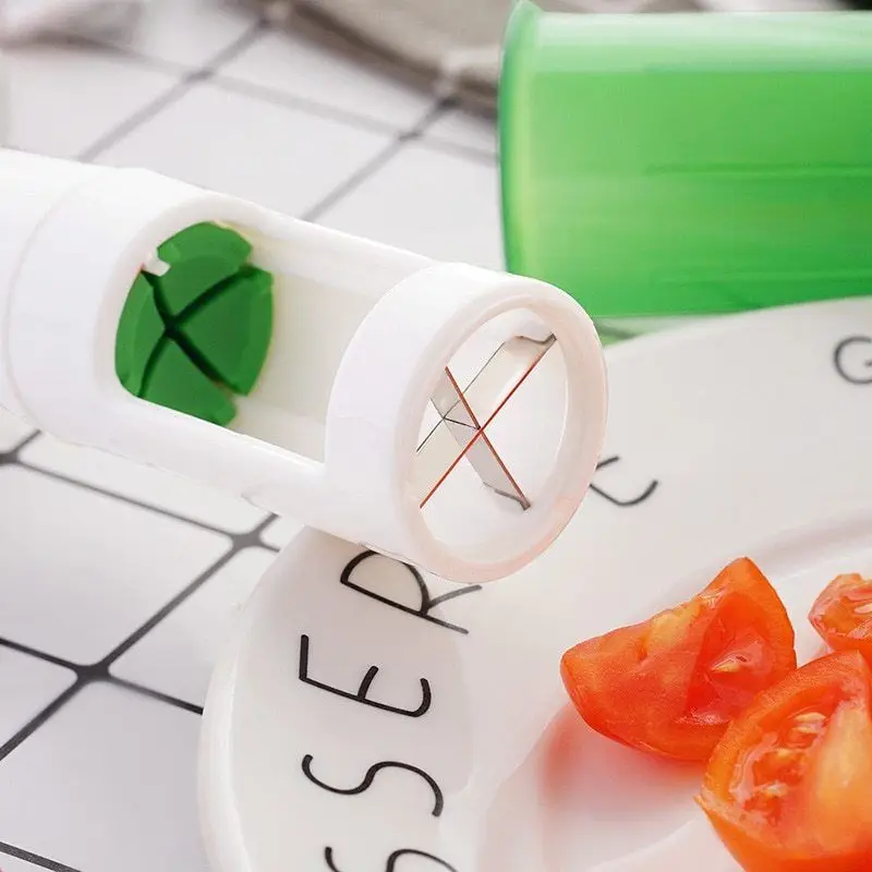 Креативный DIY Пластиковый прессованный нож для резки фруктов Veggie пищевой
