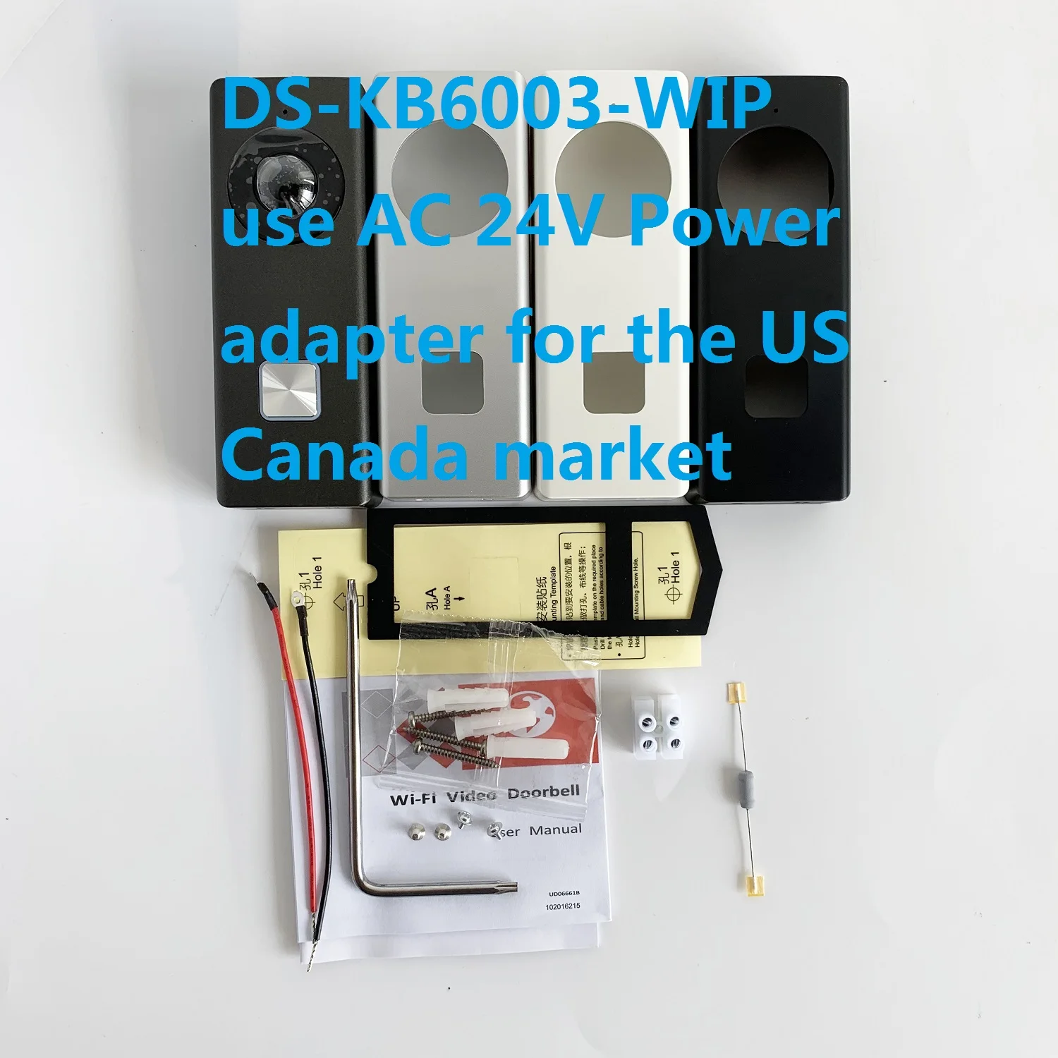 HIK DS-KB6403-WIP DS-KB6003-WIP Wi-Fi видео дверной звонок Домофон ip-домофон IP дверной Звонок