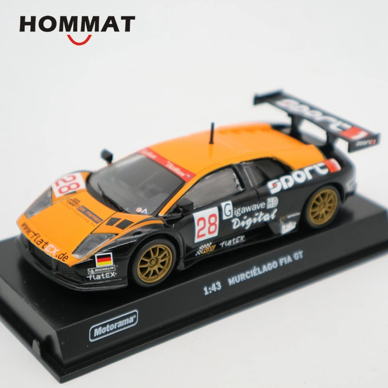 Hommate 1/43 муриеллаго FIA GT гоночный автомобиль модель сплав металл 1:43 литые