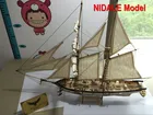 Комплекты для модели корабля, Halcon 1840, латунные пушки с ЧПУ, роскошный парусник, Инструкция на английском языке