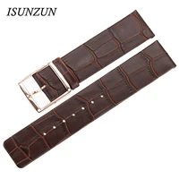 isunzun genuine leather watchband for ck k2y231k2y2x6k2g231k2y211k2u231 band watch band women watch strap first layer leath