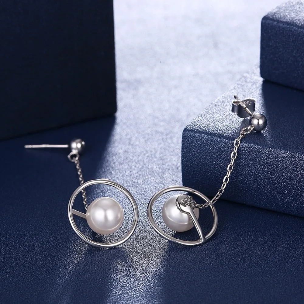 LEKANI/серьги с кристаллами Swarovski серебро 925 пробы небесное тело вращающиеся