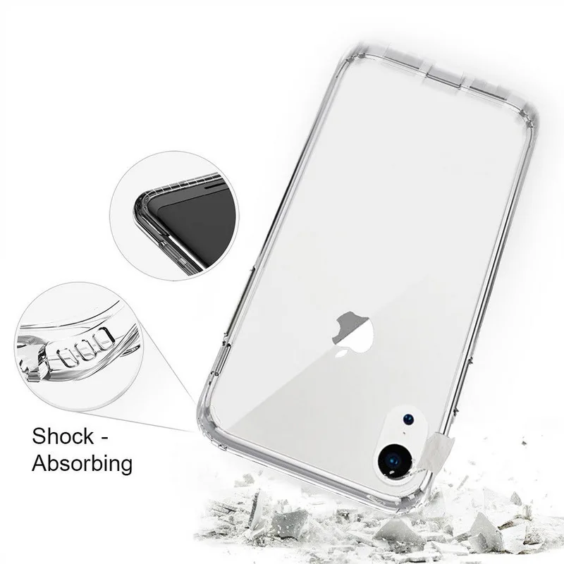 360 полный защитный чехол для iPhone 12 6 7 8 6S Plus прозрачный встроенный экран X XR XS Max 5 11 Pro