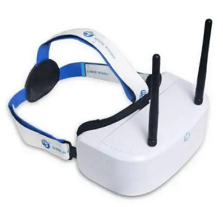 SJ RG01 RC ЗАПАСНЫЕ ЧАСТИ 5 8G 48CH FPV очки двойной дисплей разнообразие DVR с батареей 3 7 V