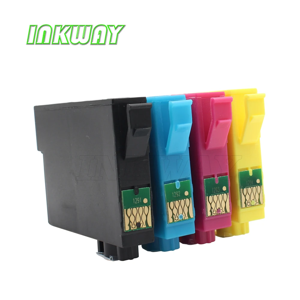 Чернила WAY 1 Extra BK + комплект принтера T1291 T1292 T1293 T1294|set of|value packset 2 |