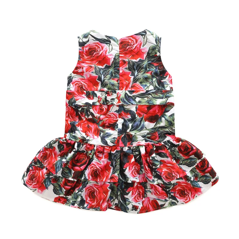 Летние платья для девочек новые детские летнее женское платье принцессы в