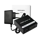 HDCP HDMI разделитель Full HD 1080p видео HDMI переключатель 1x2 разделение 1 вход 2 выхода усилитель двойной дисплей для HDTV DVD PS3 Xbox