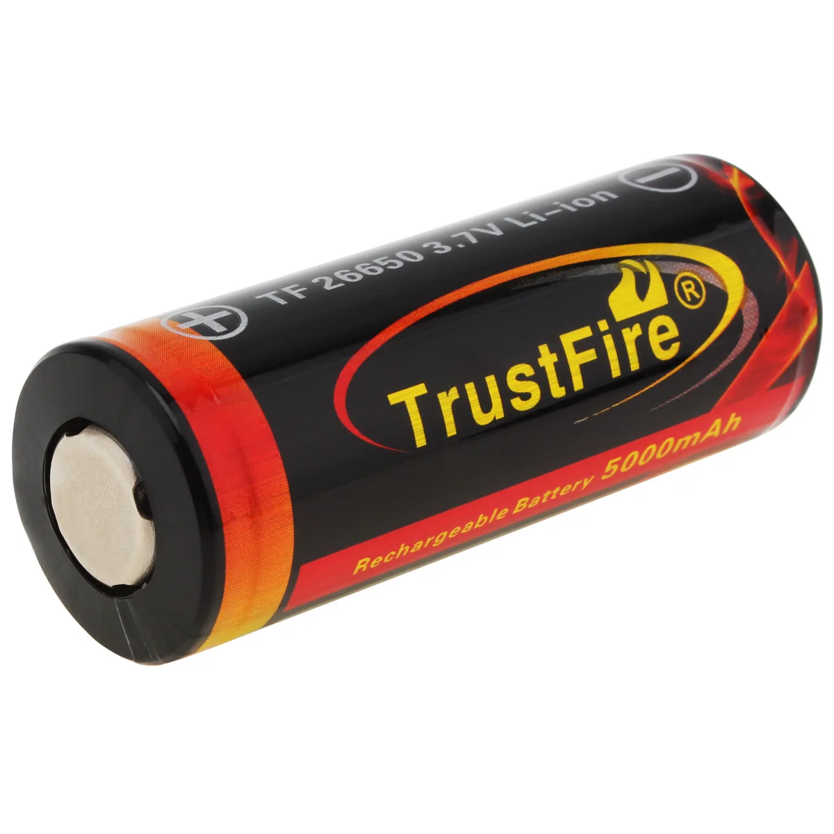 1 шт. TrustFire 3 7 В 26650 литий ионный аккумулятор высокой емкости 5000 мАч с защитной