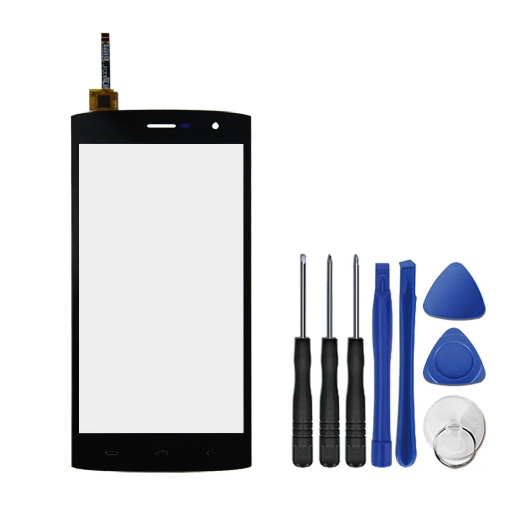 Для HOMTOM HT7 тр Сенсорная панель идеальный Ремонт Запчасти+ инструменты сенсорный экран 5,5 дюймов для HOMTOM HT7 Pro стекло - Цвет: Black With Tools