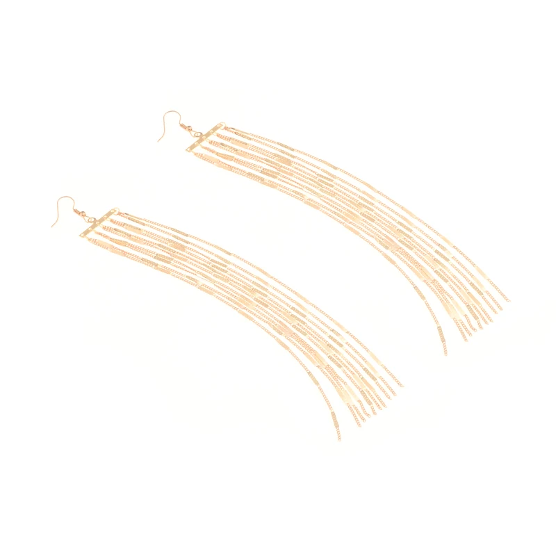 Женские богемные серьги Ingesight.Z длинные висячие с кисточками большие