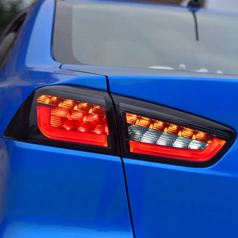 Автомобильный задний фонарь для Mitsubishi Lancer 2009 2015 Светодиодная лента DRL тормоз парк