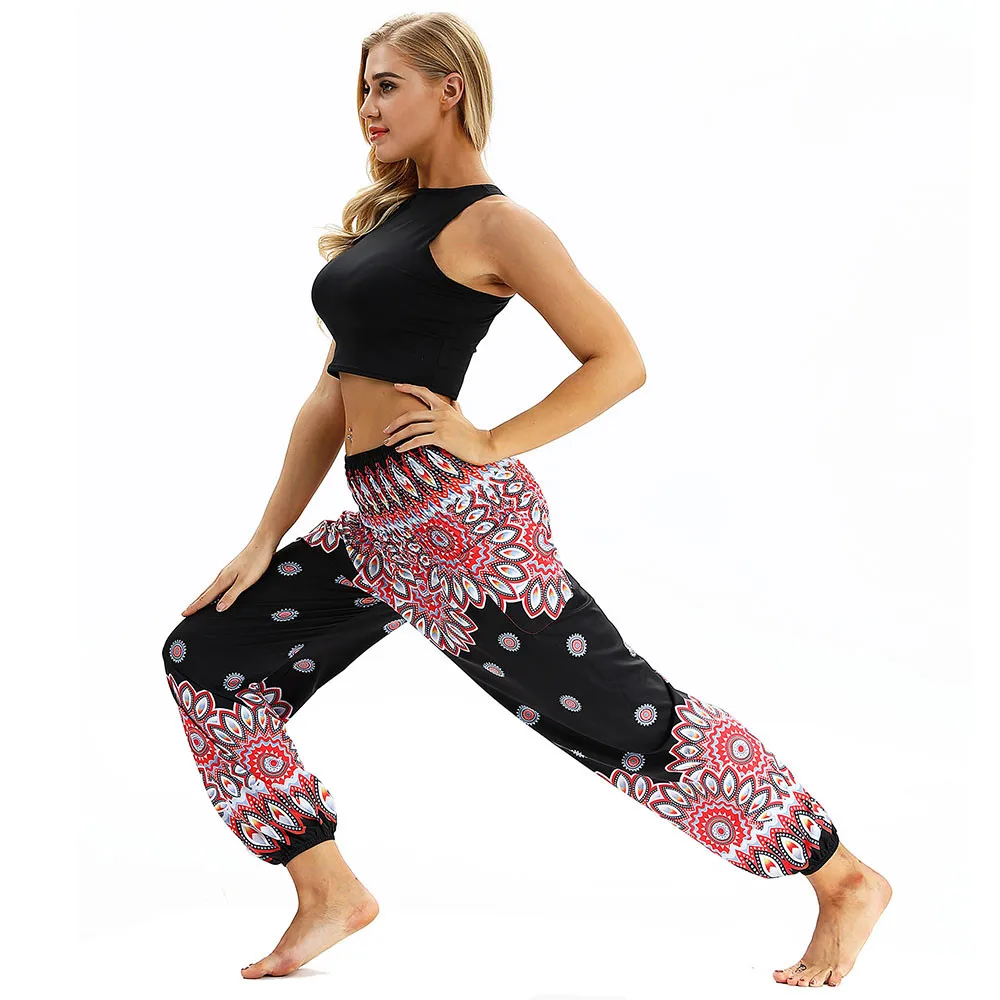 Повседневные женские шаровары, панталоны mujer pantalones de mujer, уличная одежда, свободные, хиппи, мешковатые, бохо, Аладдин, дамские шаровары Z4