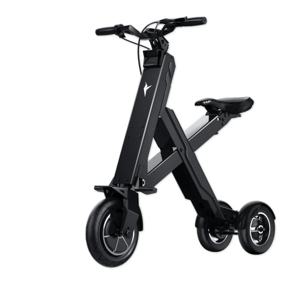 X-Cape XI-CROSS PRO 50 км складной электрический скутер портативный мобильный скутер для взрослых Электрический велосипед - Цвет: Черный