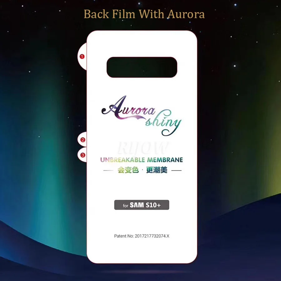 Невидимая Алмазная задняя пленка для Samsung Galaxy S10 S9 S8 Plus стекло S10e 5G Note 10 9 8 Защитная