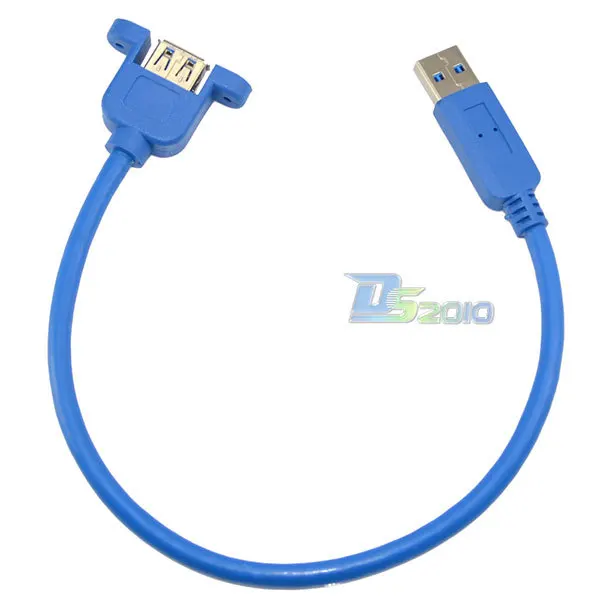 Высокое качество 1 фут 30 см 0 3 м USB штекер к гнезду гнездо панель крепление