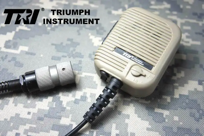 Tan TRI модифицированный Коммуникационный динамик с наушником для TRI PRC-152 TRI PRC-148 - Цвет: Tan