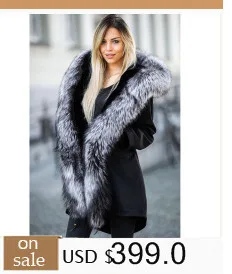 FURSARCAR New Winter Parka Luxury Women Natural Fur Jacket With Real Fox Fur Collar& Cuff Female Fashion Long Parkas Coat