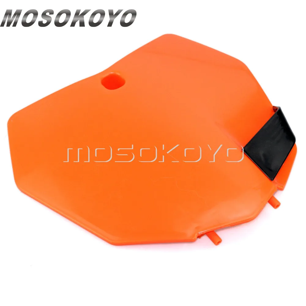 Оранжевый мотоциклетный передний номерной знак для SX SXF XCF 125 350 450 MX Enduro Racing Motocross