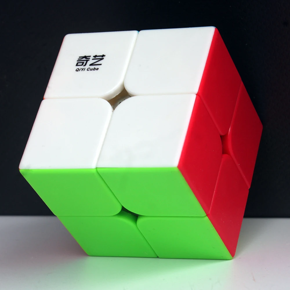 2 слоя s QiDi speed 5,1 см 2x2 QiYi 2*2*2 головоломка волшебный куб игрушка для детей двухслойный кубик Megico Профессиональный без наклеек