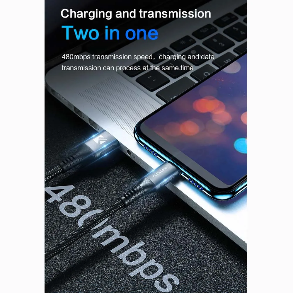 FDBRO 2020 Новый USB Type C 5A кабель 3.4ft-3 0 к шнур быстрое зарядное устройство USB-C Type-C для
