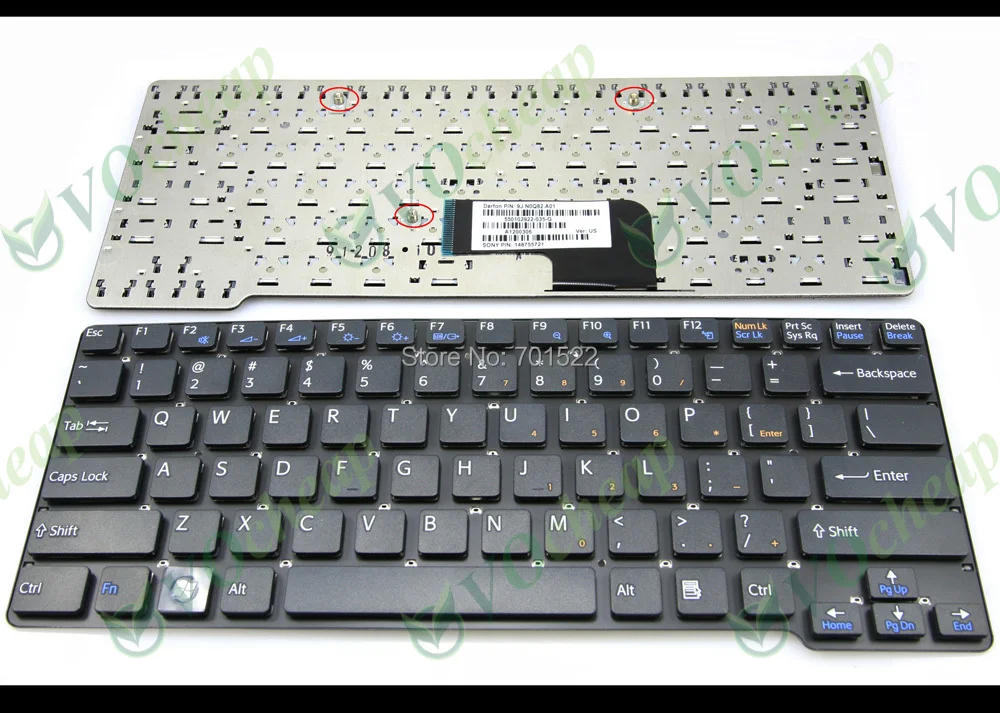 Новая клавиатура для ноутбука Sony VPC VGN CW PCG-61111L PCG-61112L PCG-61411L черная версия США-9J. N0Q82.