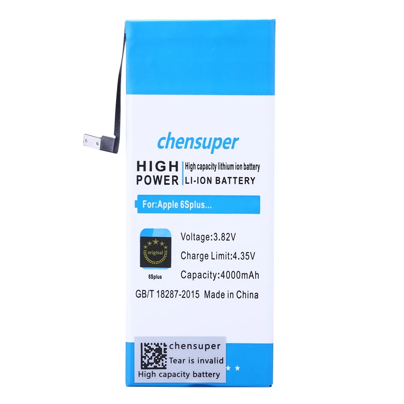 Chensuper 4000 mAh аккумулятор для Apple iphone 6 S Plus для iphone 6 S Plus аккумулятор+ Бесплатные инструменты