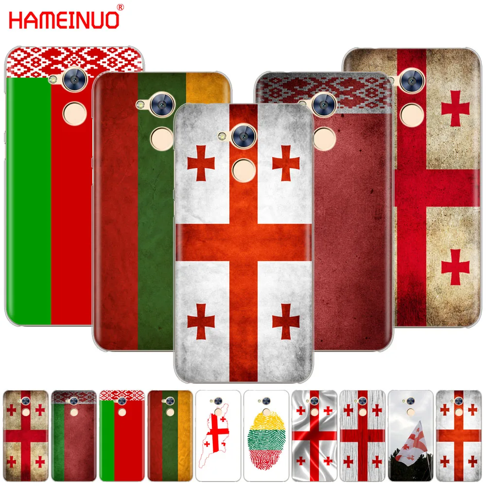 HAMEINUO грузинский Гранж флаг чехол для телефона Huawei Honor 10 V10 4A 5A 6A 7A 6C 6X 7X 8 9