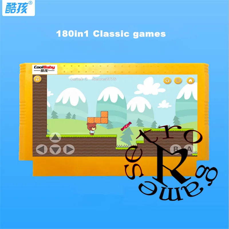 10 шт./лот coolbaby футболки с принтами на тему классических игр 7/150/180/380/400/500 в 1 лучший