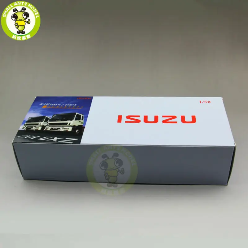 1/50 Isuzu EXR EXZ контейнер грузовика-трейлера литья под давлением модель серебро