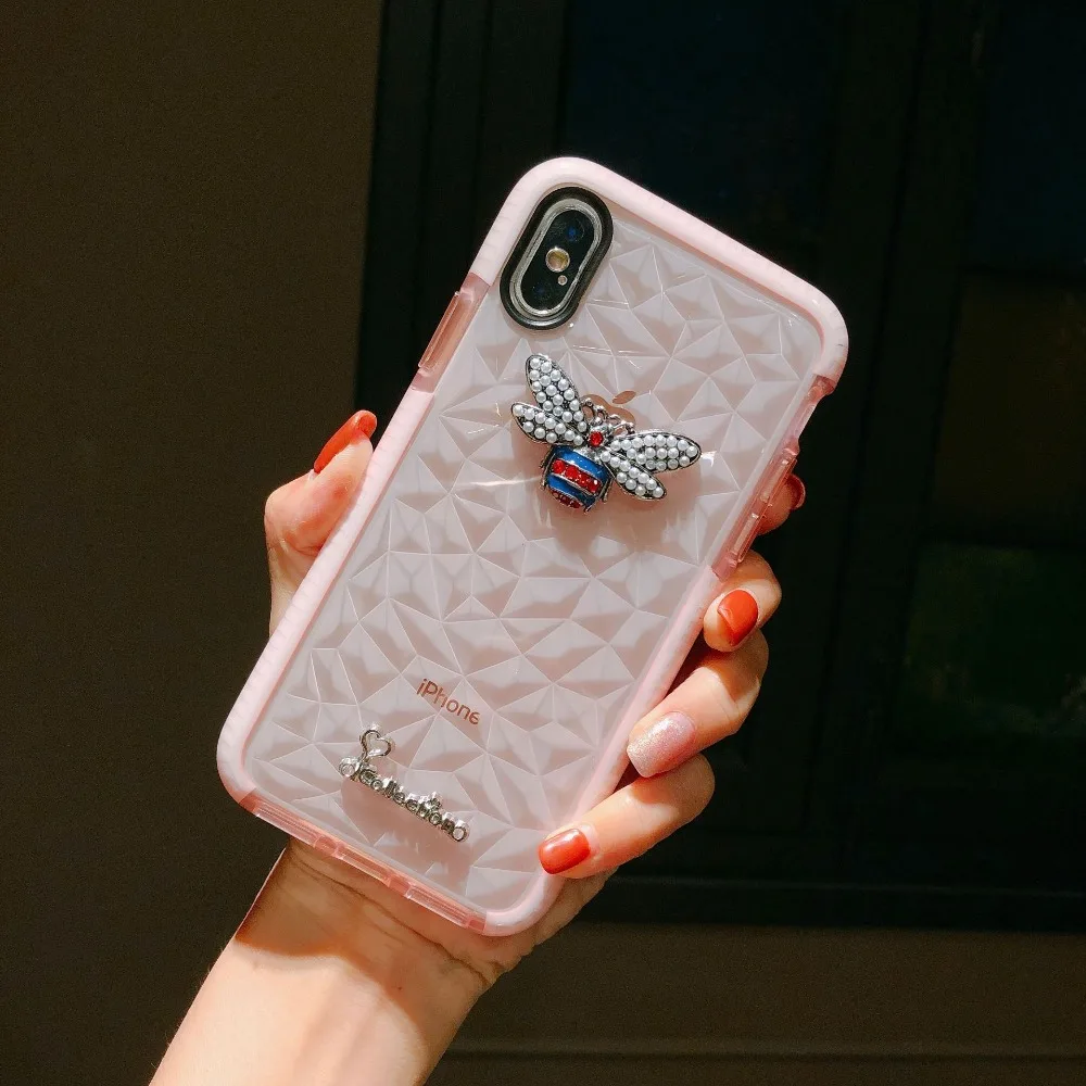 Kuutti Squishy роскошные женские Необычные жемчужные пчелы DIY прозрачные силиконовые