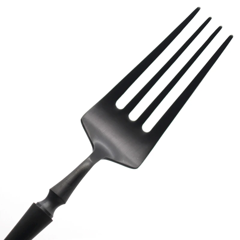 Набор посуды из нержавеющей стали 304 черный кухонный набор посуды|dinner knife|black cutlery